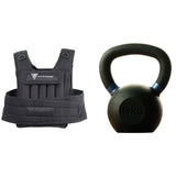 10kg Weighted Vest & 12kg Kettlebell | Bundle