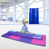 Girl in a Gymnasium doing splits on a foldable balance beam | McSport Ireland