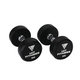 Hit Fitness Round Rubber Dumbbells | 8Kg