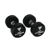 Hit Fitness Round Rubber Dumbbells | 9Kg