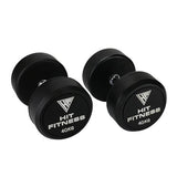 Hit Fitness Round Rubber Dumbbells | 40Kg