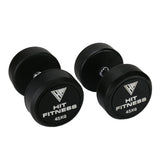 Hit Fitness Round Rubber Dumbbells | 45Kg