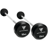 Hit Fitness Round Rubber End Barbell Image McSport Ireland