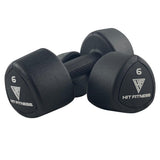 Hit Fitness Rubber Studio Dumbbell | 6Kg