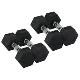 Hit Fitness Hex Dumbbells 10kg & 15kg | Bundle