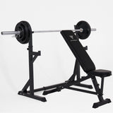 Hit Fitness Core Pack 80kg | Squat Rack - Bench - Radial Plates