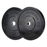 Hit Fitness 5kg & 10kg Black Bumper Plates | Bundle