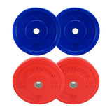 Hit Fitness Coloured Bumper Plates Bundle | 20kg & 25kg