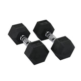 Hit Fitness Rubber Hex Dumbbells | 10kg Image McSport Ireland