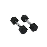 Hit Fitness Rubber Hex Dumbbells | 1kg Image McSport Ireland