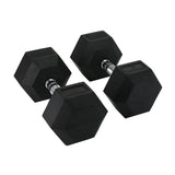 Hit Fitness Rubber Hex Dumbbells | 32.5kg Image McSport Ireland