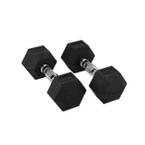 Hit Fitness Rubber Hex Dumbbells | 7kg Image McSport Ireland