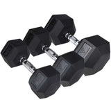 Hit Fitness Hex Dumbbells 5kg, 10kg & 15kg | Bundle