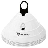 Hit Sport White Saucer Cone Set | 20 Cones