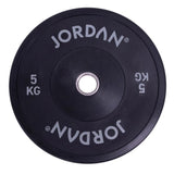 Jordan Fitness HG Black Rubber Bumper Plate 5kg