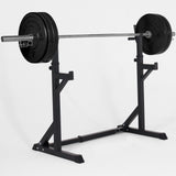 Hit Fitness Core Pack 80kg | Standard Rack & Black Bumper Plates