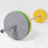 Hit Fitness 80kg Coloured Bumper Plates Core Weight Set