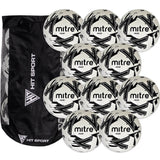 Mitre Calcio Training Football (Size 5) | 10 Pack + Bag