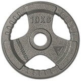 Olympic Cast Iron Tri-Grip Disc | 10kg Image McSport Ireland