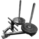 Sled Push Workout Pack - 40kg Black Bumper Plates